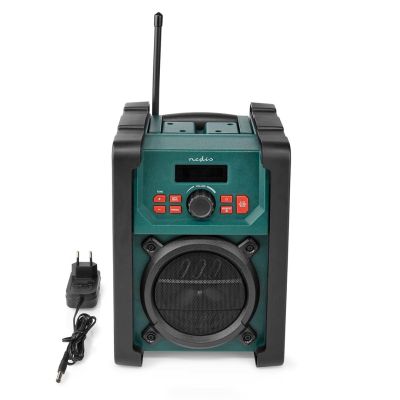 10. Nedis RDDB3100GN Portable Radio Analog & Digital Black, Green
