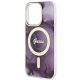 6. Guess GUHMP14LHTMRSU iPhone 14 Pro 6.1" purple/purple hardcase Golden Marble MagSafe