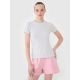 Slim plain women's T-shirt 4F 4FWMM00TTSHF2673-27M