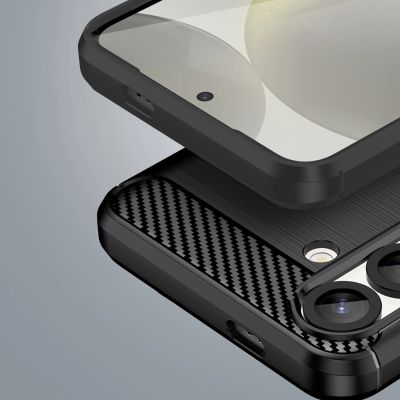 13. Carbon Case for Samsung Galaxy S25 Edge - Black