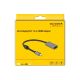 2. DeLOCK 66570 Adapter Cable 0.2m Mini DisplayPort HDMI Type A (Standard) Black, Gray