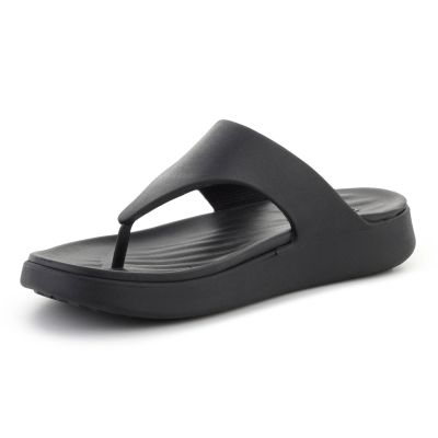 3. CROCS GETAWAY TRIANGLE FLIP W BLACK 212018-001