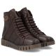 4. Women's brown leather platform ankle boots Rieker Y3421-26