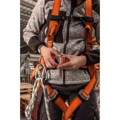 2. Belay kit with hip belt and shock absorber