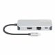 6. MANHATTAN 8-in-1 USB-C Docking Station with USB 3.2 Gen 1 Power Delivery Type-C Male to HDMI Female, Three USB-A Ports, Gigabit RJ45 Port, USB-C Power Delivery Port, SD/MicroSD Card Reader, Aluminum, Space Gray (13061)