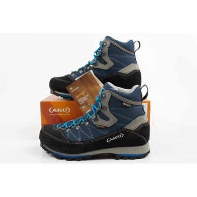 10. Aku Trekker Gore-tex women's hiking boots, ankle-high, blue