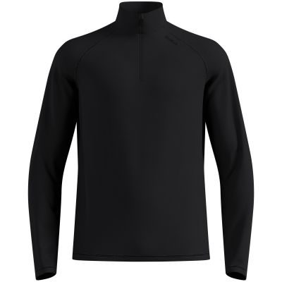 2. Men's Half-Zip Stand-Collar Sweatshirt Odlo ESSENTIAL WARM 1/2 ZIP Mid Layer 1/2 Zip black