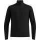 2. Men's Half-Zip Stand-Collar Sweatshirt Odlo ESSENTIAL WARM 1/2 ZIP Mid Layer 1/2 Zip black