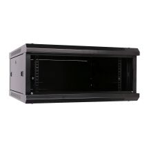 Extralink 4U 600x600 Black Wall-Mounted Rack Cabinet