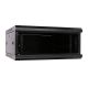 Extralink 4U 600x600 Black Wall-Mounted Rack Cabinet