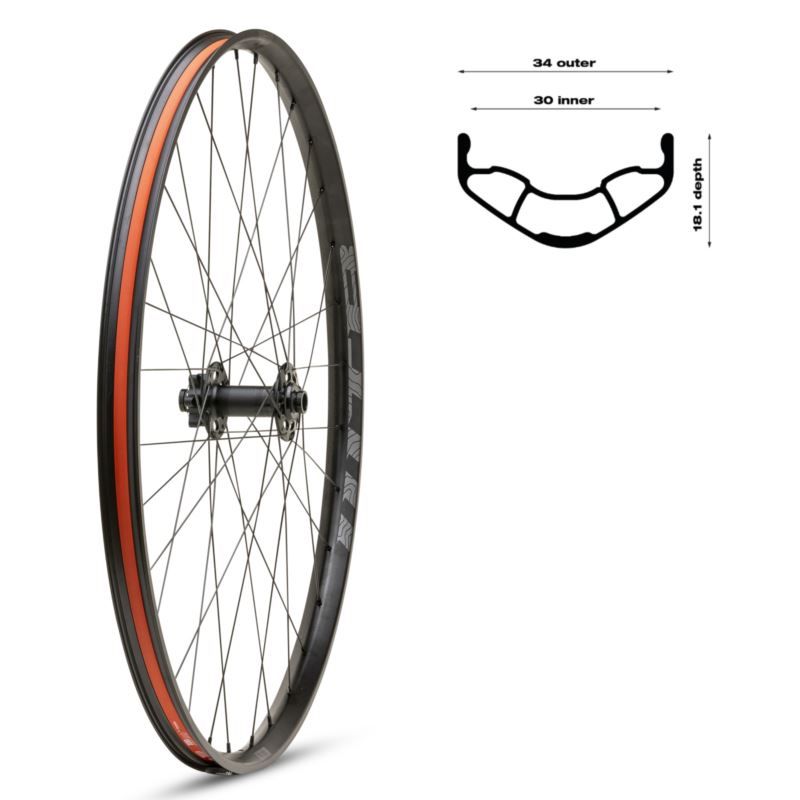 3. WTB PROTERRA i30x29'' wheel front 100x15 32 6 bolts