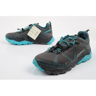 8. Aku women's Flyrock Gore-tex trekking sports shoes durable gray blue