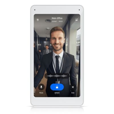 2. Ubiquiti UA-Intercom-Viewer UniFi Access 5" touchscreen intercom monitor, PoE powered
