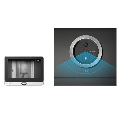 11. EZVIZ DP2C 2MP Video Intercom 10.9 cm (4.3"), Silver