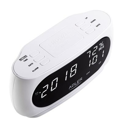 3. Alarm clock ADLER AD 1186 white
