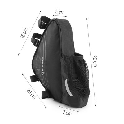 8. Wozinsky frame bag 1.5l black (WBB23BK)