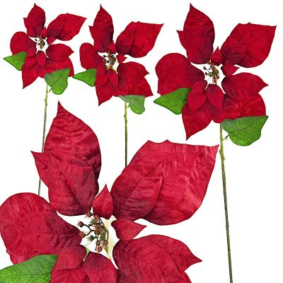7. RED POINSETTIA 30 CM