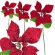 7. RED POINSETTIA 30 CM