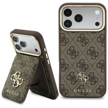 Guess 4G Case with MagSafe Wallet for iPhone 18 Pro / 17 Pro – brown