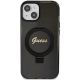 9. Guess Ring Stand Script Glitter MagSafe case for iPhone 13 / 14 / 15 - black