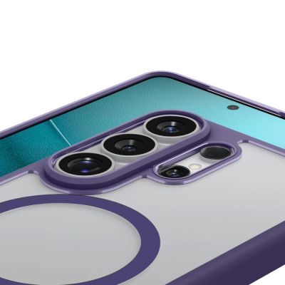 6. Spigen Ultra Hybrid Mag MagSafe Case for Samsung Galaxy S26 Ultra - Clear Navy Blue