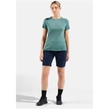 ODLO Ascent PW 130 Run. Bike. Hike. Women’s Short-Sleeve Crew Neck T-Shirt, blue