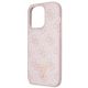 7. Guess GUHCP14LP4TDSCPP case for iPhone 14 Pro - pink Crossbody 4G Metal Logo