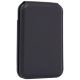 5. Lamborghini D1 Genuine Leather MagSafe Phone Wallet - Black and Green