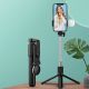 9. Selfie stick WR1YXS telescopic tripod 0.71m with round lamp - black