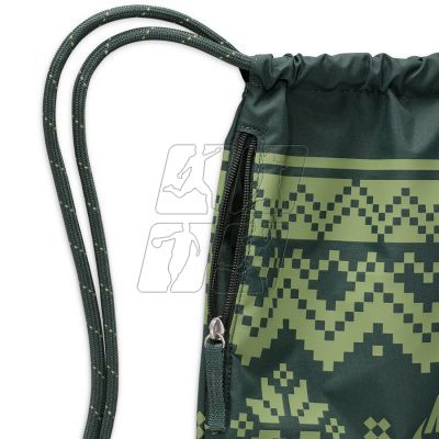 7. Nike Drawstrng-Fair Isle FZ7287-338 Backpack