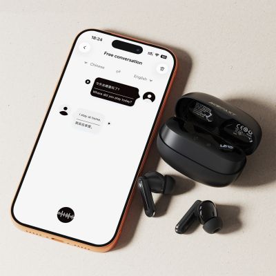7. Acefast W8 TWS In-Ear Wireless Headphones with ANC ENC AI Translation - Black