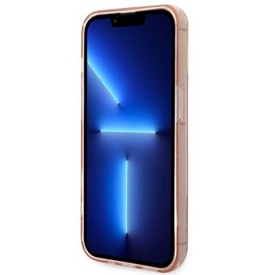 5. Guess Translucent iPhone 14 Pro Max 6.7" Case - Pink