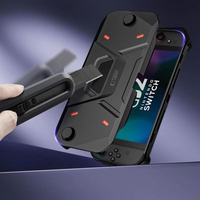 9. Tech-Protect Carbonox Case for Nintendo Switch 2 - Black
