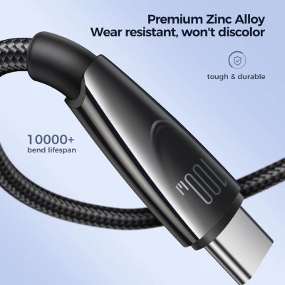 3. Joyroom Pioneer Series SA31-AC6 USB-A / USB-C Cable 100W 1.2m - Black