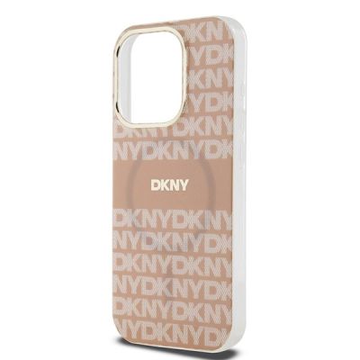 10. DKNY IML Mono & Stripe MagSafe case for iPhone 14 Pro Max - pink
