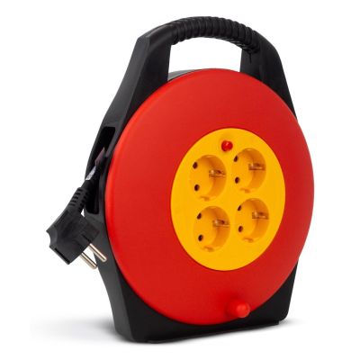 Entac ESCRG4-10 10m Splitter 4 x Network Socket Black, Yellow, Red