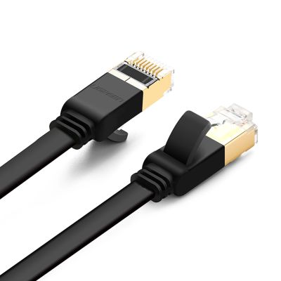2. Ugreen Ethernet patch cord U/FTP Cat. 7 10Gb/s flat 0.5m black (NW106)