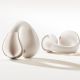 5. OWS QCY Crossky C30 Earphones with Clip IPX4 Bluetooth 5.4 - White