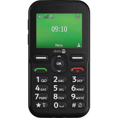 3. Doro Leva E10 6.1 cm (2.4") 118.9 g Black Phone for seniors