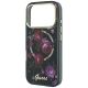 6. Guess IML Glitter Blossom Roses MagSafe Case for iPhone 18 Pro Max / 17 Pro Max – black