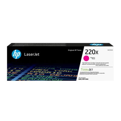6. HP Original 220X LaserJet Magenta Toner Cartridge