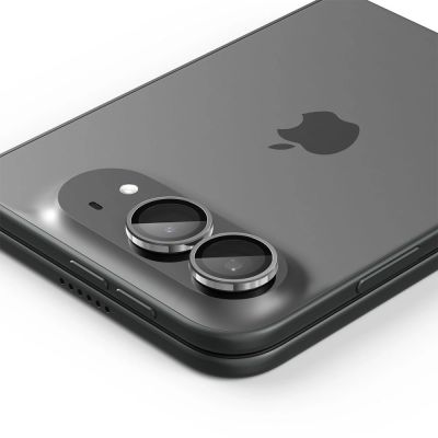 4. Spigen Optik Pro GLAS.TR EZ FIT 2-Pack Tempered Glass Camera Screen Protector for iPhone Duo - White