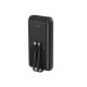 2. GEMBIRD POWERBANK 20000mAh, 20W FAST CHARGING, LCD DISPLAY, INTEGRATED CABLES, BLACK