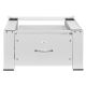 2. Maclean Washer/Dryer Stand with Drawer, Max Load 150kg, White, MC-117 W