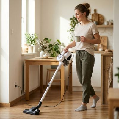 25. ADLER AD 7036w handheld vacuum cleaner white