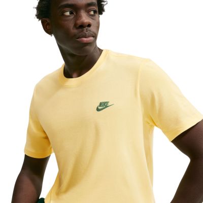 5. Men's Nike Club Tee Yellow AR4997 723