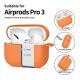 4. Tech-Protect Silicone Hook case for AirPods Pro - orange
