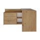 6. Corner desk + chest of drawers DANY 120x50xH76 artisan