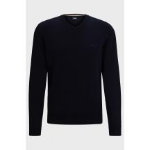 BOSS Pacello-L BLU V-Neck Sweater (50506042-404)