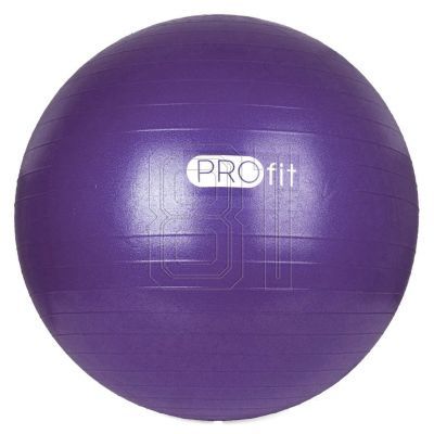 10. PROfit gym ball 55cm black with pump DK2102